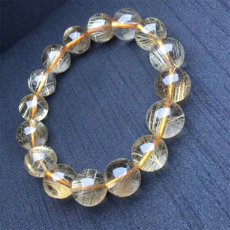 Golden Rutilated Quartz Bracelet