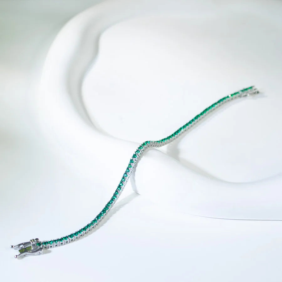 Eterna Zircon Tennis Bracelet