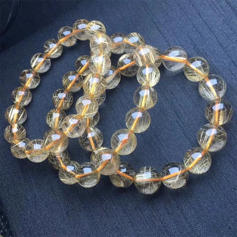 Golden Rutilated Quartz Bracelet