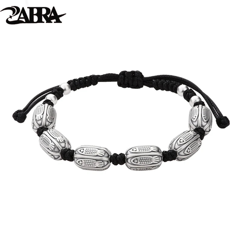 ZABRA Pure Silver Koi Bracelet