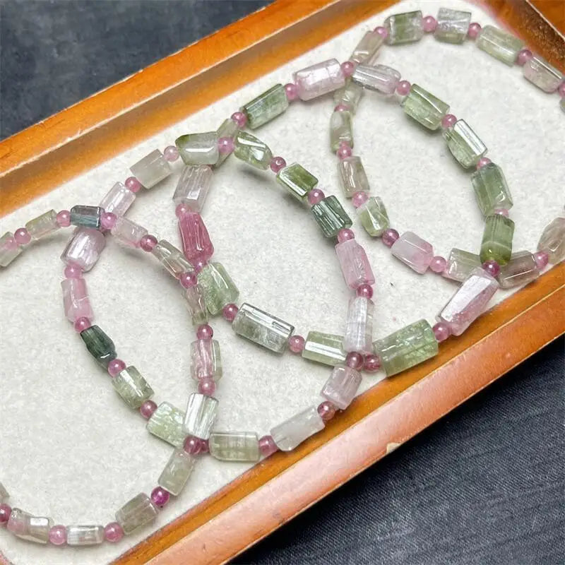 Aurora Tourmaline Crystal Bracelet