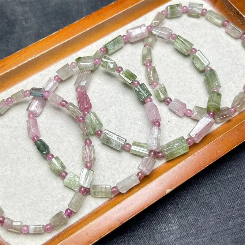 Aurora Tourmaline Crystal Bracelet