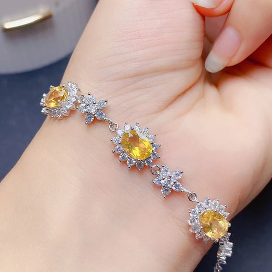 Golden Citrine Luxe Bracelet