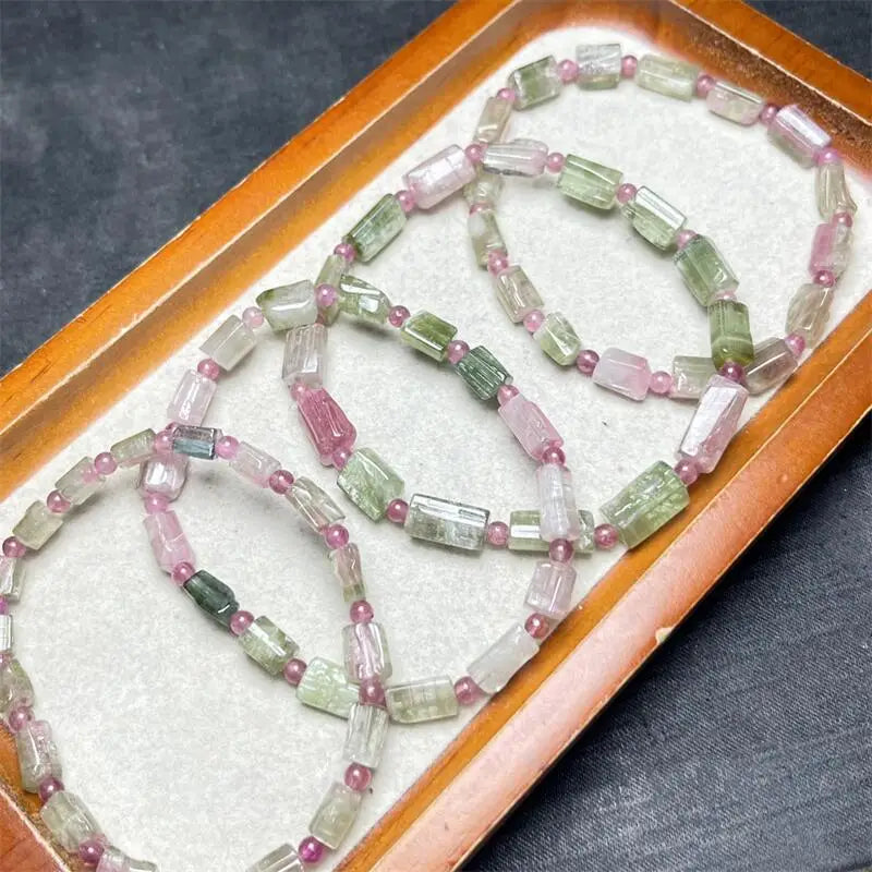 Aurora Tourmaline Crystal Bracelet